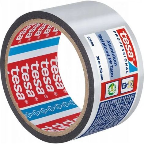 Aluminiumklebeband tesa 63600 wasserdicht temperaturbeständig