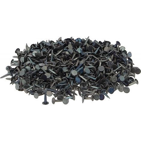Secodir – Clou tapissier acier bleu Ø9 mm – Tête plate – Boîte de 200g (env. 500 clous) – Fixation de tissus sur châssis bois