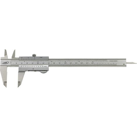 HELIOS PREISSER Duo Fix 0190 501 Taschenmessschieber 150 mm (1/2)