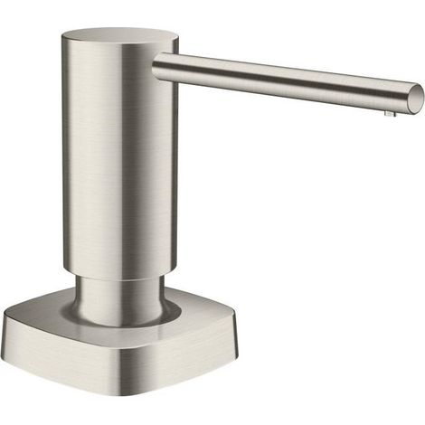 A71 Distributeur de liquide vaisselle aspect acier inox