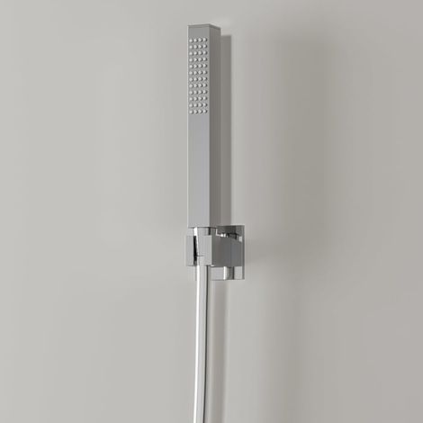 Kronenbach Wannenset 4 mit Stabhandbrause eckig und Brausehalter (1/5)