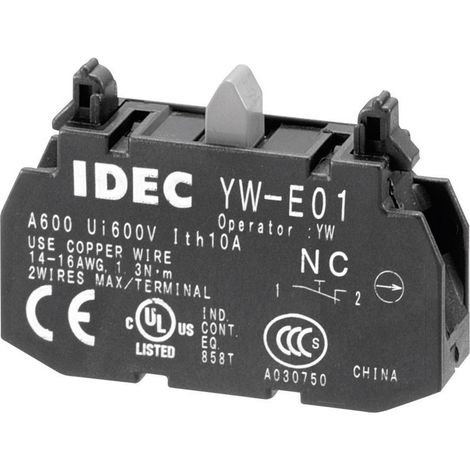 Idec YW-E10 Kontaktelement  1 Schließer  tastend 240 V/AC 1 St.