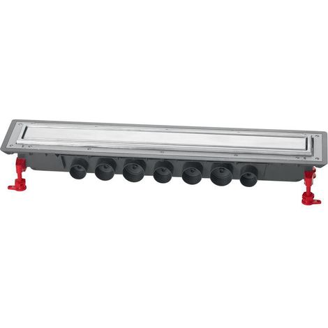 Caniveau douche VENISIO EXPERT Hauteur 89mm + Grille inox - 1100mm (1/8)