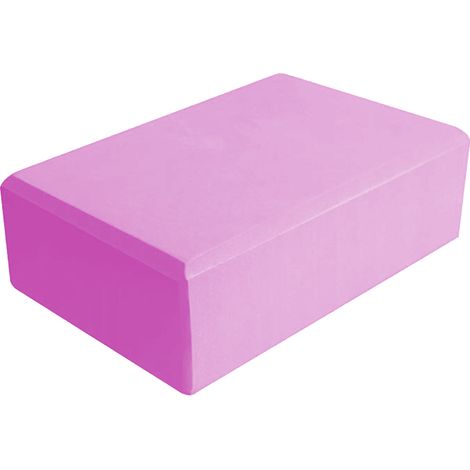 Yoga Block - EVA Foam - Non-Slip Surface - Beveled Edges - For Yoga Pilates Meditation - 1 Piece (1/5)