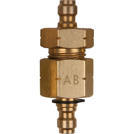 KS Tools Doppel-Adapterstück M16x1,5 Innen- und Außengewinde und 3/8 Schlauchanschluss