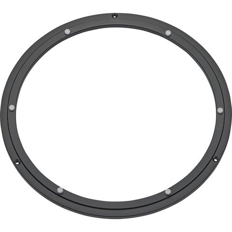 Drehkranz Drehscheibe 360 Grad / Ø 391 mm / Traglast 100 kg schwarz (1/5)