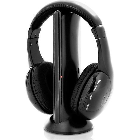 Casque stéréo sans fil supra-auriculaire haute fidélité professionnel (1/5)