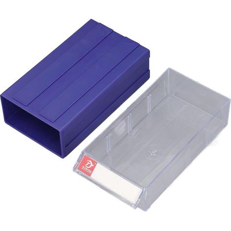 Schubladenartige Teilebox aus Kunststoff, modularer Aufbewahrungsbehälter, Organizer für Bauteile, Bastelbedarf, Bürobedarf, 180