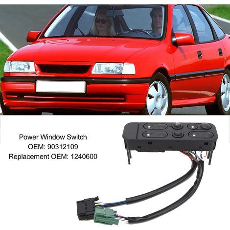 Interruptor principal de elevalunas eléctrico para Vectra (1988-1995) - OEM 90312109 / 1240600 (1/5)