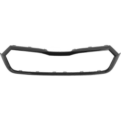Enjoliveur chromé de calandre avant 5E3853761A, moulure de cadre de calandre avant noire pour Octavia MK4 2020+ (1/4)