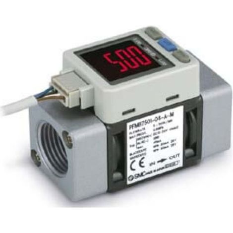 Capteur de débit SMC PFMB7 pour Air sec, N2, 5 l/min à 500 l/min ( Prix pour 1 )