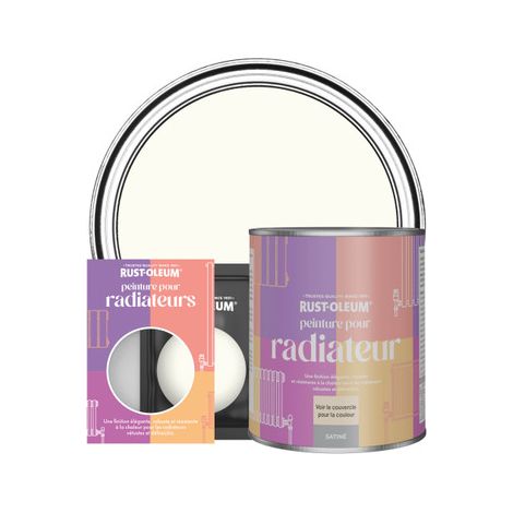 Peinture pour Radiateur, Finition Satinée - Blanc Antique (1/2)