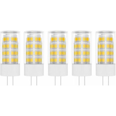 5X G4 Lampe LED 5W Ampoule Lampe 51 SMD 2835LEDs Blanc Chaud 3000K Ampoule LED Équivalent à lampe halogène 50W AC/DC 220V (1/5)