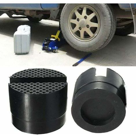 Patins de cric universels en caoutchouc haute adhérence – Lot de 4, protection solide pour crics hydrauliques et mécaniques