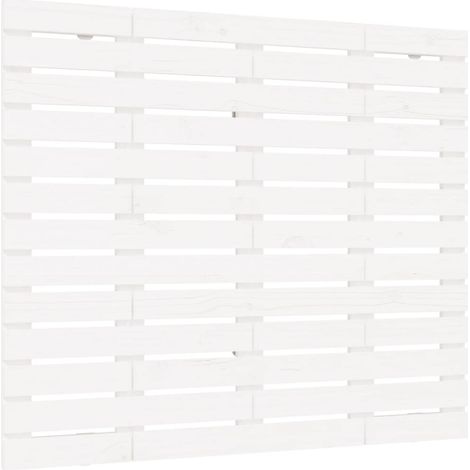 Maison Exclusive - Wand-Kopfteil Weiß 81x3x91,5 cm Massivholz Kie