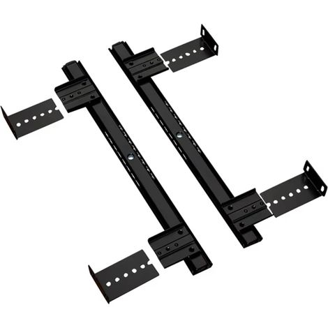 Lot de 4 supports suspension réglables, rails guidage pour tiroirs et (1/5)