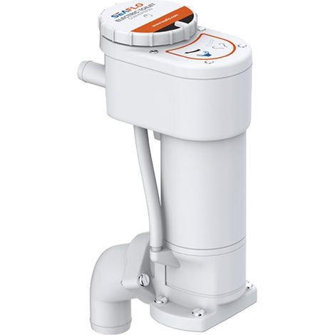 1 Kit de conversion pour toilettes marines, pompe auto-amorçante, broyeur acier inoxydable, installation flexible