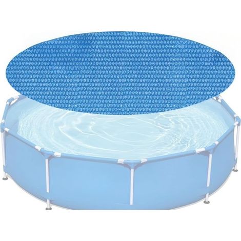 Bâche de protection ronde en polyéthylène pour piscines gonflables et bassins enfants – étanche, résistante aux UV, facile à installer (1/5)