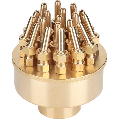 Tête de buse de jardin de 1,5 pouces, résistance à la Corrosion réglable, large application, fontaine pratique à haute résistance pour l'architecture