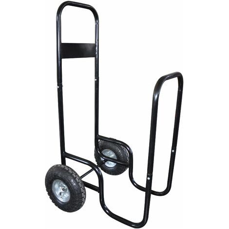 Chariot à bûches avec bâche de protection – Charge maximale 300kg – Pour bois dur – XBIWT150 (1/2)