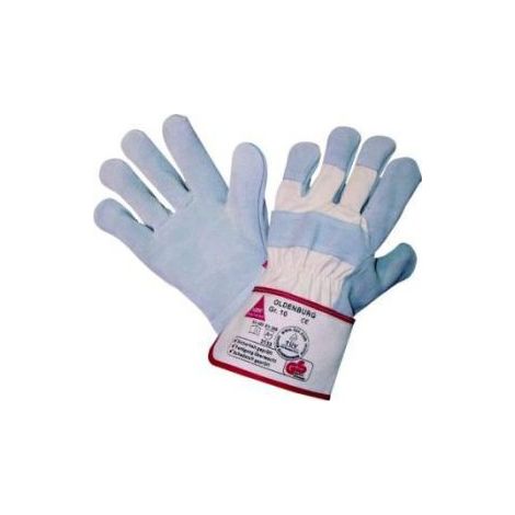 Guantes de protección Oldenburg, RindspaltCuero,TÃœV-GS,Taille10 (por 12)