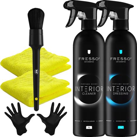 Nettoyant intérieur Fresso + Lotion + Brosse de nettoyage pour plastique 2 x 1 L (1/5)