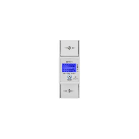 Compteur d'énergie numérique LCD 5-80A 230V AC Montage rail DIN Mesure consommation en temps réel Affichage rétroéclairé (1/5)