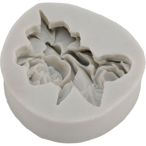 Gardenien-Kerzenform, dicke Silikon-Blumenform für Harz-Badebomben, Eisskulpturen, Ton (1/5)