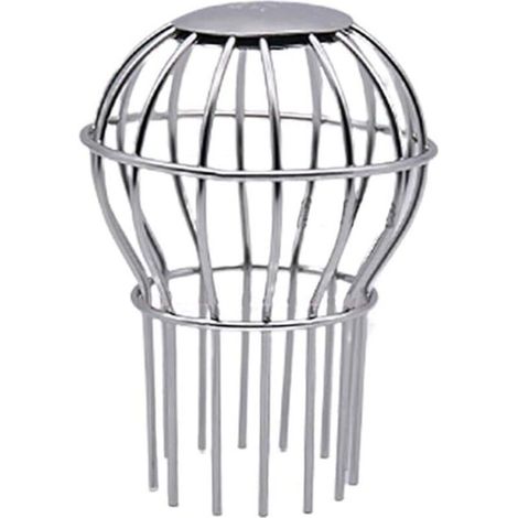 Métal Gouttière s- Gouttière descentes Clair de blocages de Feuilles,, muck, boue, boules et D'autres Débris - 62mm