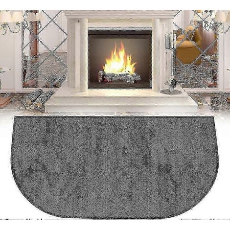 Nouveaux modèles de tapis ignifuges pour cheminée, tapis anti-feu, tapis de protection incendie demi-rond, tapis de protection incendie pour cheminée, poêle, bar (1/4)