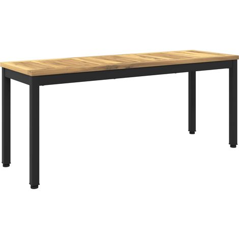 Banco de jardín 108,5 x 35 x 45 cm Madera de Acacia Sólida vidaXL