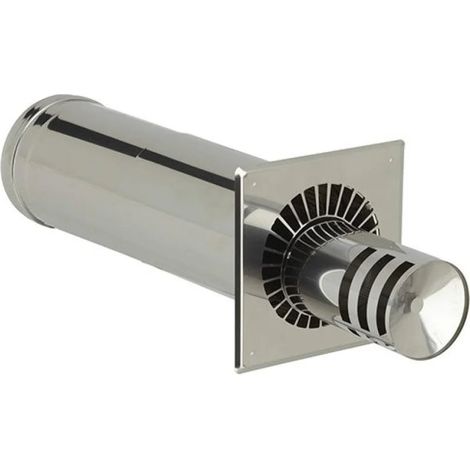 Ventouse Murale Inox ø130 AGMC 130/200 H.1