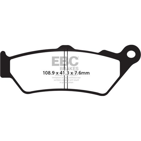 EBC FA209/2V V-PAD Bremsbeläge (Satz für 1 Bremsscheibe)
