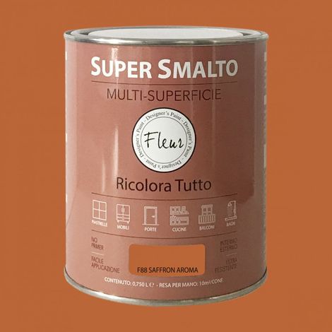 FLEUR SUPER SMALTO MULTI-SUPERFICIE 750ML F88 SAFFRON A