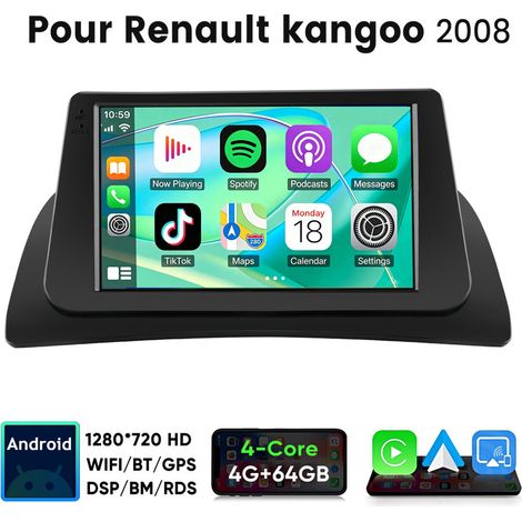 9 pouces Carplay Autoradio pour Renault kangoo 2008 Android 64GB JUNSUN (1/5)