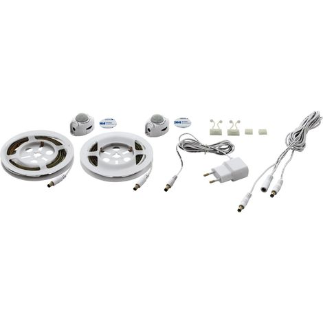 Eglo LED Bandeau Pidio, 2 x bandes LED blanc chaud, ruban LED autocollant (1/5)