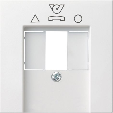 Cache pour boîte de jonction TDO 3x10 Système 55 blanc pur brillant