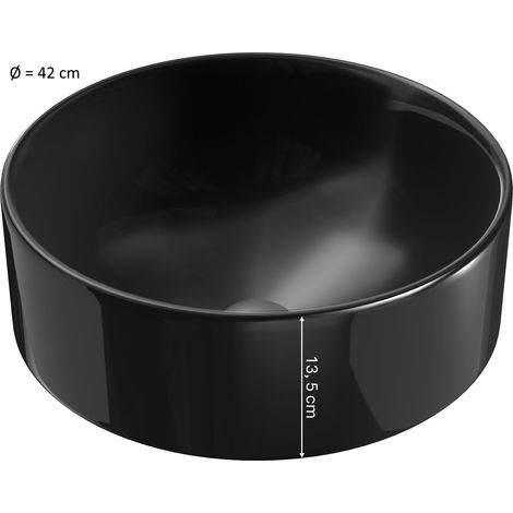 JACOB DELAFON E14800-7 VOX Lavabo Redondo. 42cm Negro - ref: E14800-7