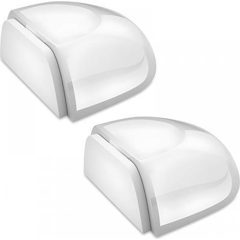 2 pcs Arrêts de portes Arrêts et Butées de Porte Transparentes Stop porte Adhésif au Sol et Parquet Butoirs de Porte Protection de Portes et Murs (1/4)