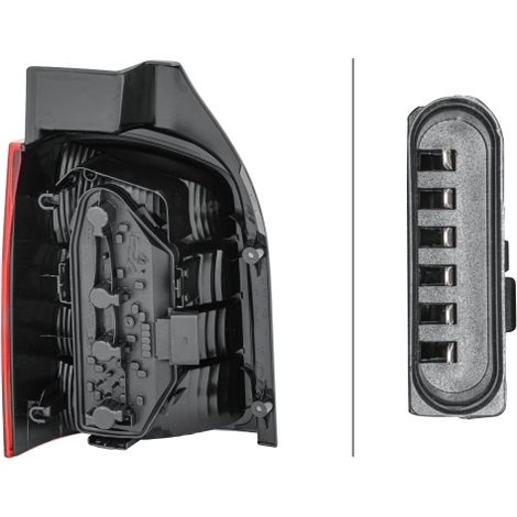 Feu arrière Hella 2SK 008 579-221 VW 217 2324 7H0 945 096 L