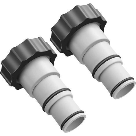 Replacement Pool Hose Adapter - Adapter with Clip for Threaded Pump - Swimming Pool Hose Connector - Pool Drain Pump Adapter - Hose Connector Kit (1/5)