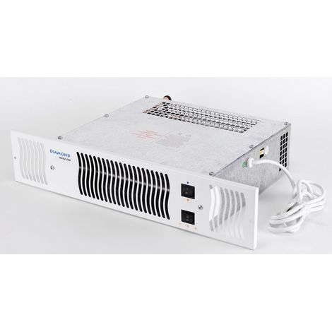 Diamond 500 Central Heating Kitchen Plinth Heater: White Grille Under Cupboard Heater (1/2)