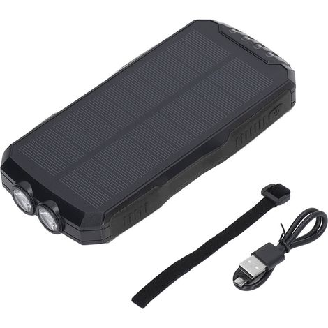 solaire externe 25 000 mAh étanche QI 5 W sans fil avec (1/5)