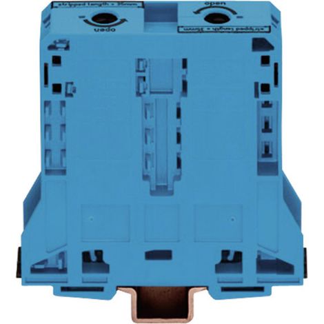 WAGO 285-194 Durchgangsklemme 25 mm Zugfeder Belegung: N Blau 1 St.