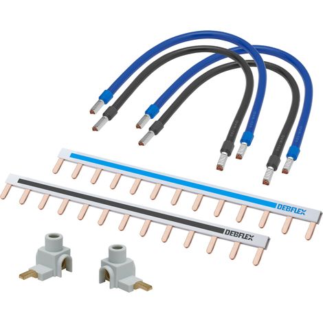 Kit de cableado para caja eléctrica, 1 fila (1/2)