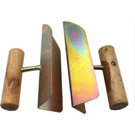 Truelle d'angle intérieure, outil de nettoyage d'angle, truelle d'angle extérieure, spatule, outils de maçonnerie et de carrelage, 2 truelles d'angle (1/5)