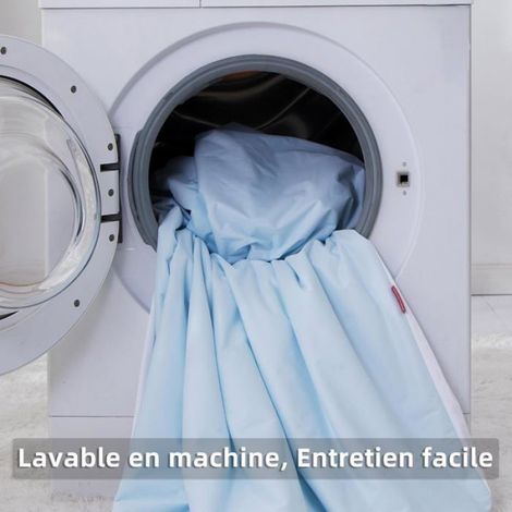 Housse De Matelas Imperméable 90X200 - Protège-Matelas Avec Fermeture À Glissière - 6 Protections Latérales, Alèse Lit Anti-Acarie (1/4)