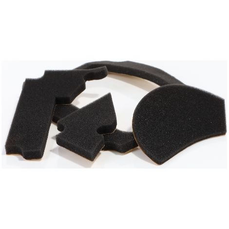 Set di tappetini isolanti 4 pezzi per parete di scarico