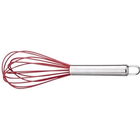 Lacor Silikon-Schneebesen Silber und Rot 20 cm