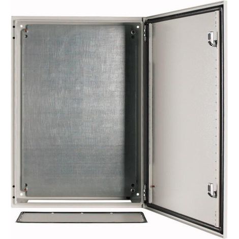 Coffret mural +platine de montage HxLxP 700x500x200mm EATON CS-75/200 (1/3)